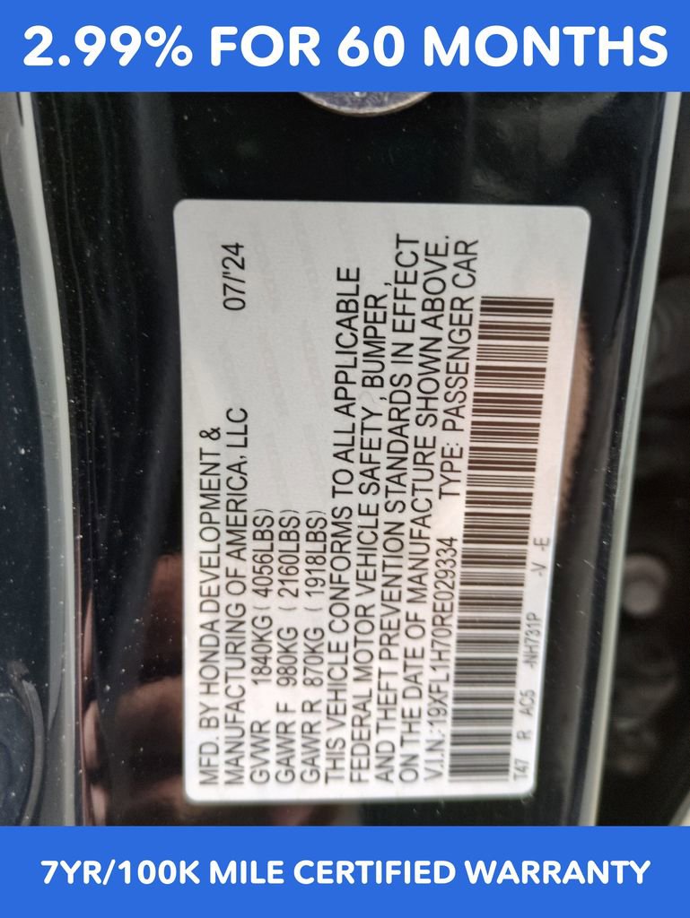 Certified 2024 Honda Civic EX-L image 29