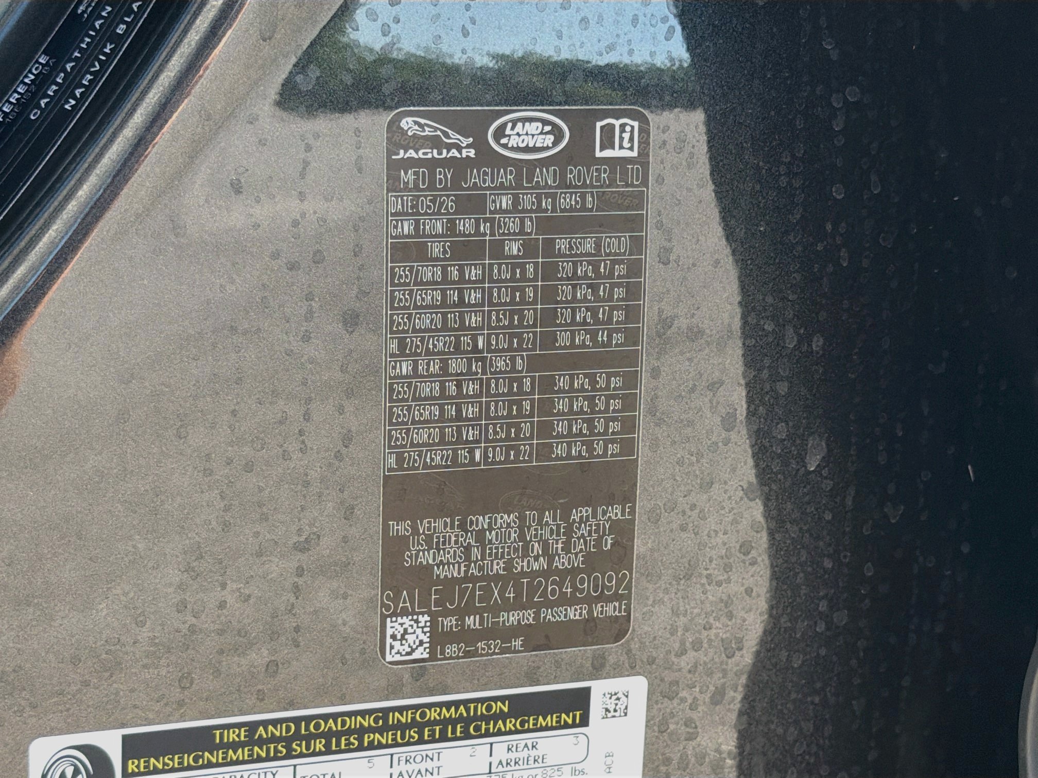 New 2026 Land Rover Defender 110 S AWD/4WD image 43