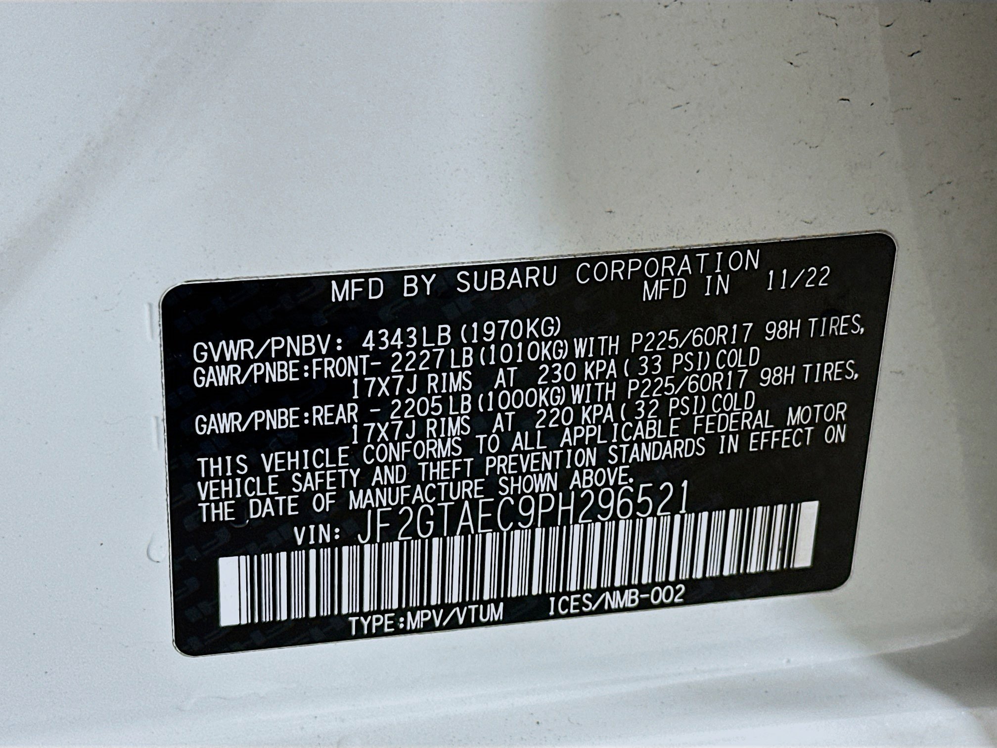 Used 2023 Subaru Crosstrek 2.0i Premium image 12