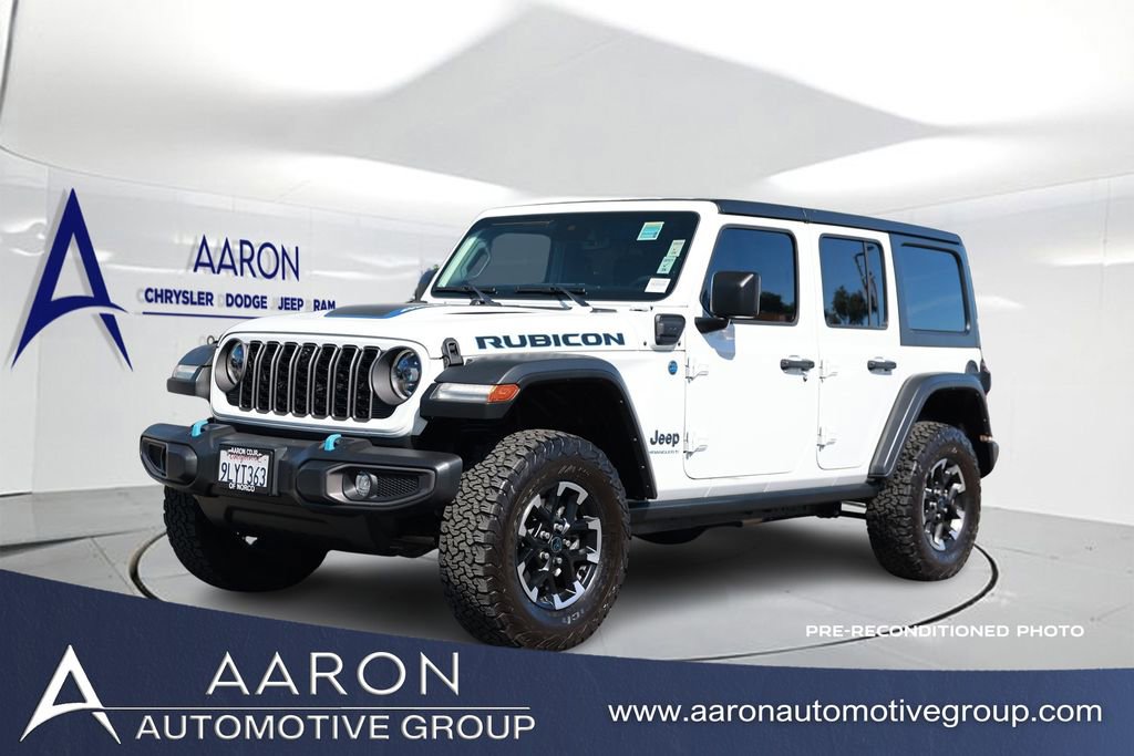 Used 2024 Jeep Wrangler Unlimited Rubicon 4xe w/ Technology Group