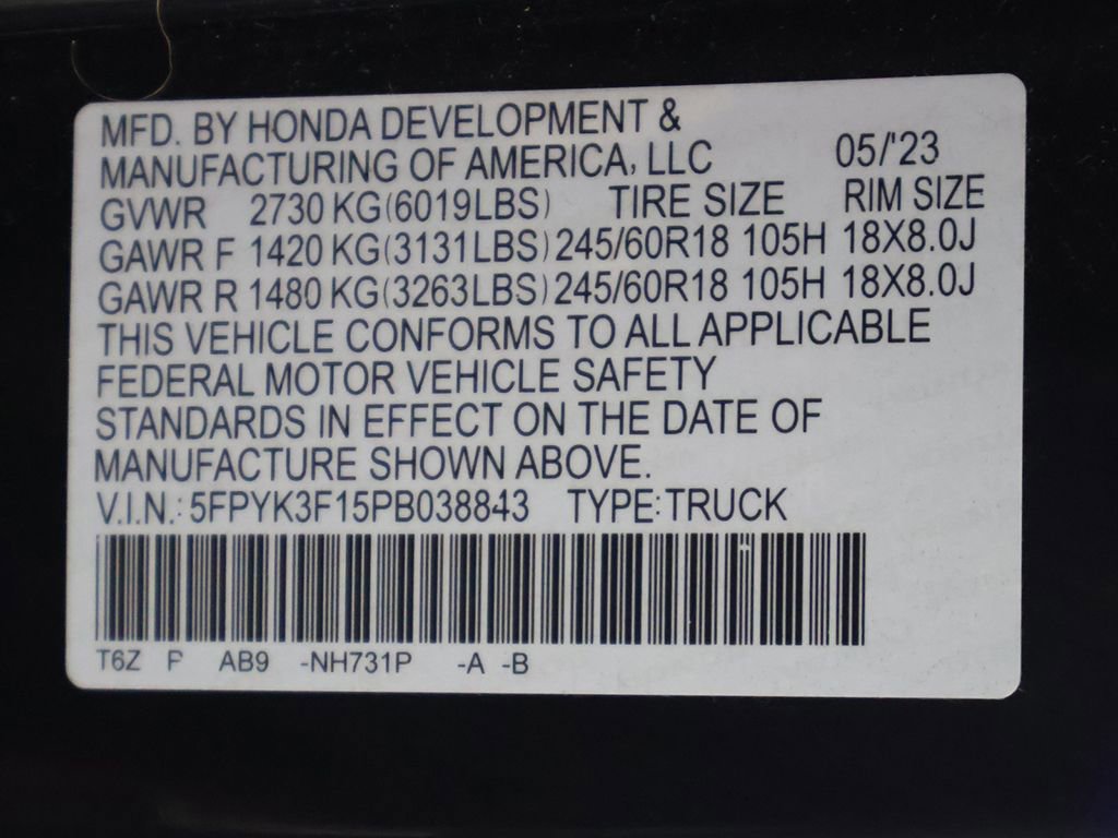 Used 2023 Honda Ridgeline Sport image 50