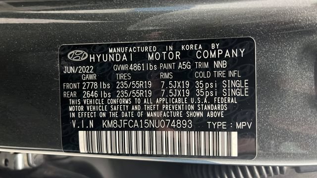 Used 2022 Hyundai Tucson SEL AWD/4WD image 29
