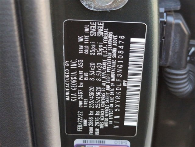 Used 2022 Kia Sorento SX Prestige w/ Rust Color Package image 35