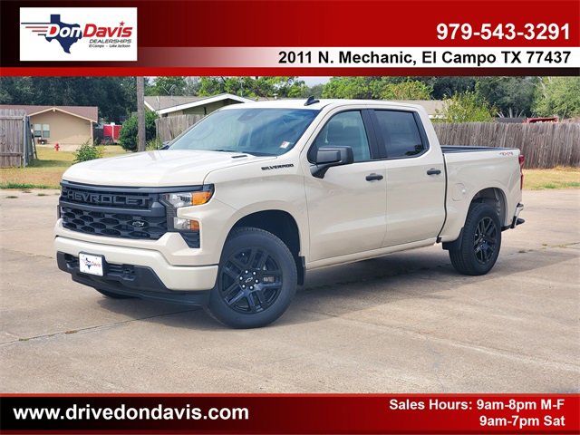 New 2026 Chevrolet Silverado 1500 Custom w/ LPO, Dark Essentials Package image 1