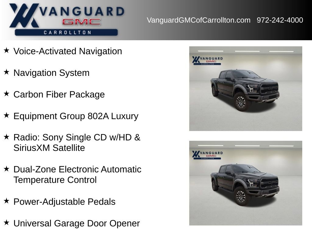 Used 2017 Ford F150 Raptor w/ Equipment Group 802A Luxury image 6