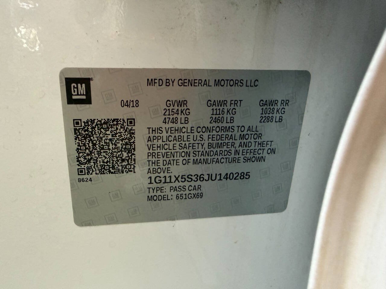 Used 2018 Chevrolet Impala LS FWD image 29