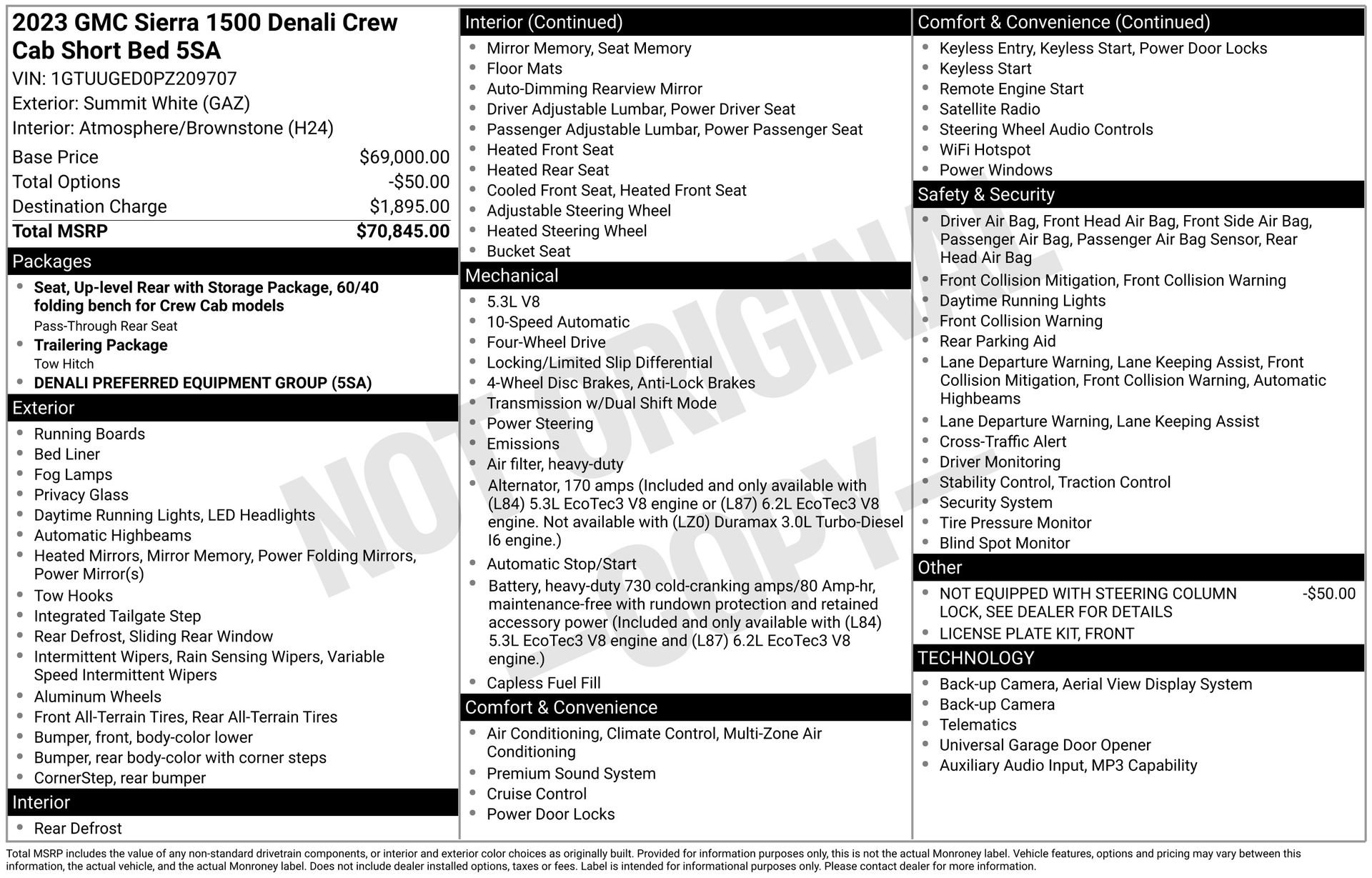 Used 2023 GMC Sierra 1500 Denali AWD/4WD image 34