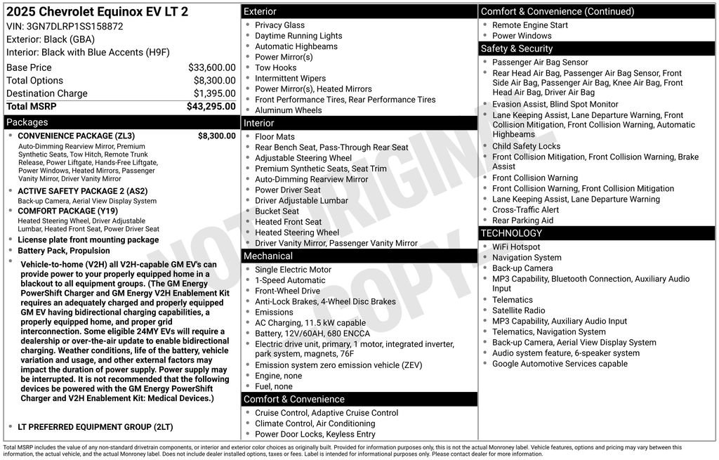 Used 2025 Chevrolet Equinox EV LT w/ Convenience Package FWD image 34