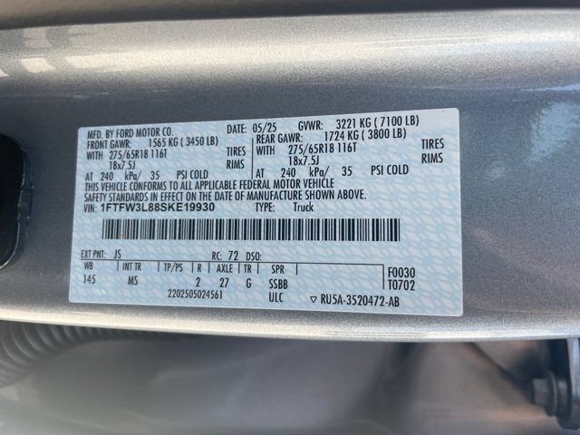 Used 2025 Ford F150 XLT w/ Equipment Group 301A Standard AWD/4WD image 26