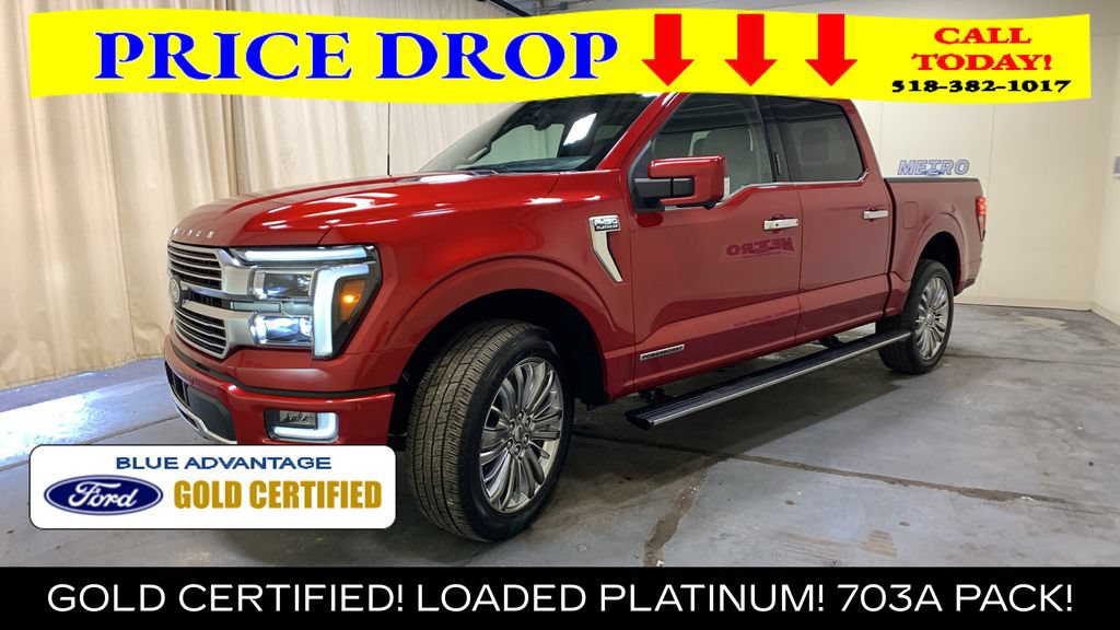 Certified 2024 Ford F150 Platinum w/ Equipment Group 703A Plus AWD/4WD image 52