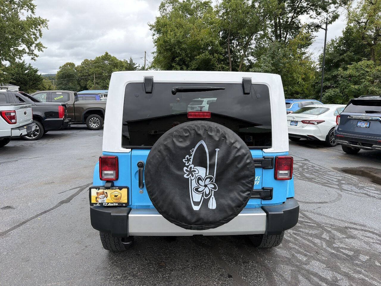 Used 2017 Jeep Wrangler Unlimited Sahara w/ Quick Order Package 24E Chief AWD/4WD image 7