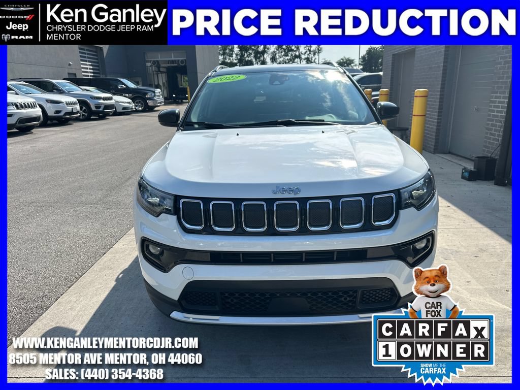 Certified 2022 Jeep Compass Limited AWD/4WD image 2