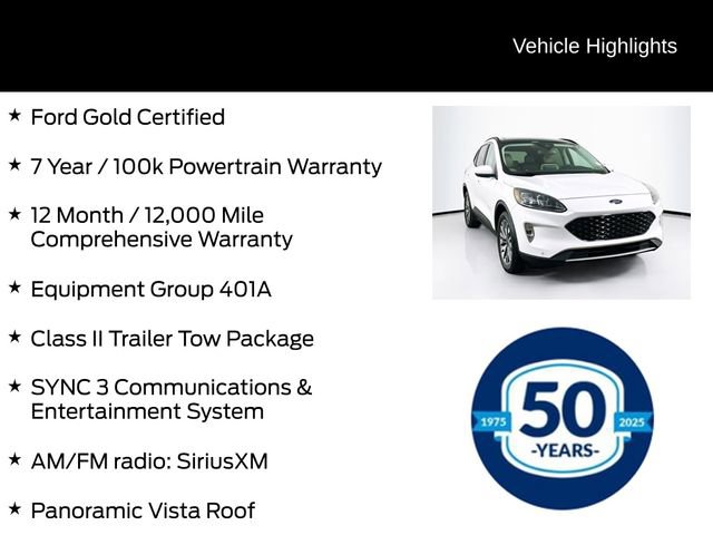 Certified 2022 Ford Escape Titanium w/ Class II Trailer Tow Package AWD/4WD image 6