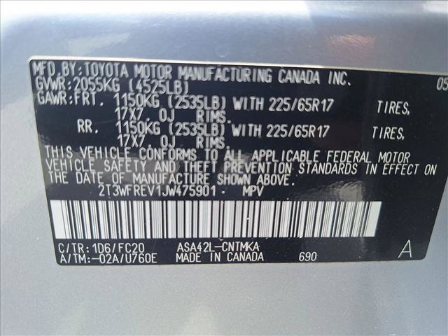 Used 2018 Toyota RAV4 XLE FWD image 21