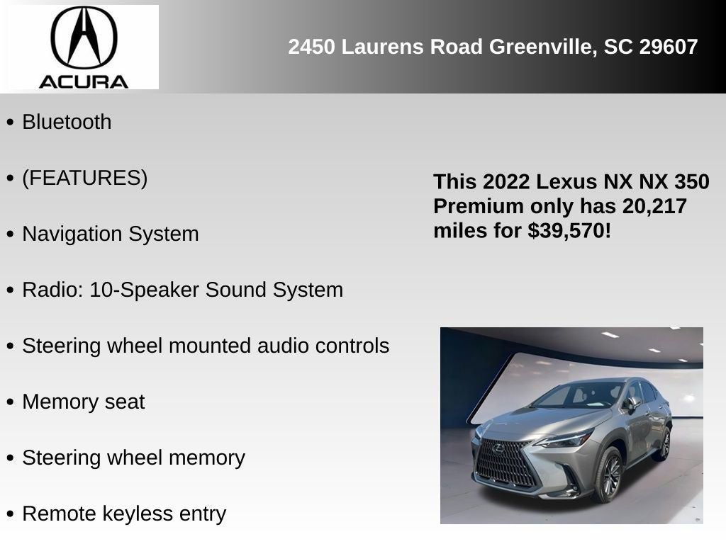 Used 2022 Lexus NX 350 AWD image 6