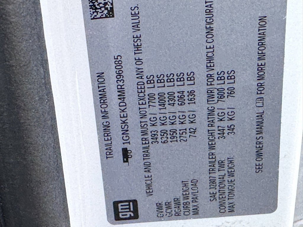 Used 2021 Chevrolet Suburban RST w/ Rear Media and Nav Package image 54