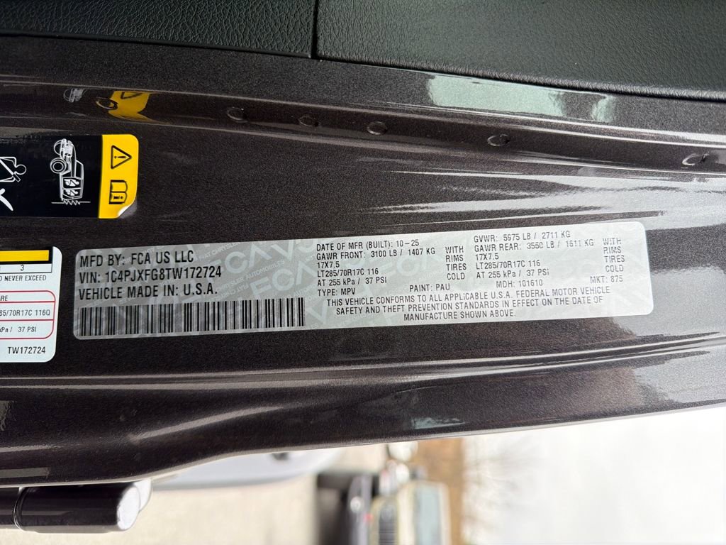 New 2026 Jeep Wrangler Rubicon w/ Technology Group image 25