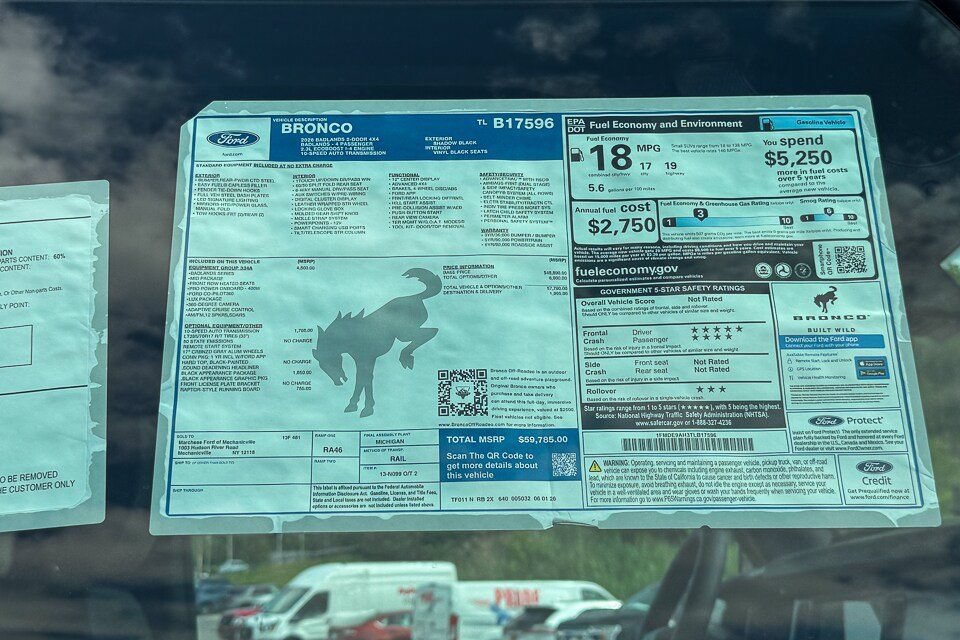 New 2026 Ford Bronco Badlands AWD/4WD image 13