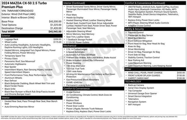 Used 2024 MAZDA CX-50 2.5 Turbo w/ Premium Plus Pkg video 2