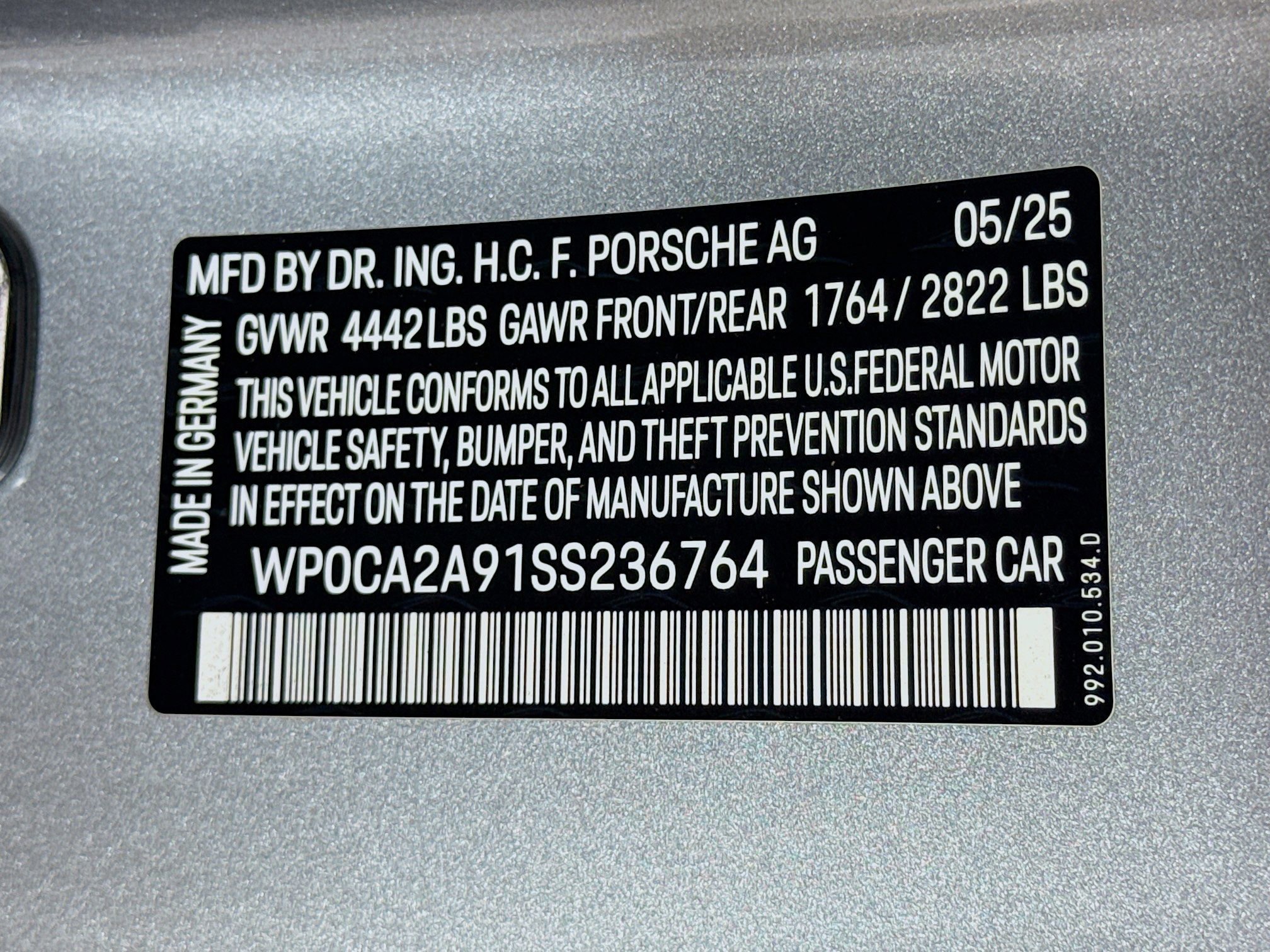 Certified 2025 Porsche 911 Carrera RWD image 29