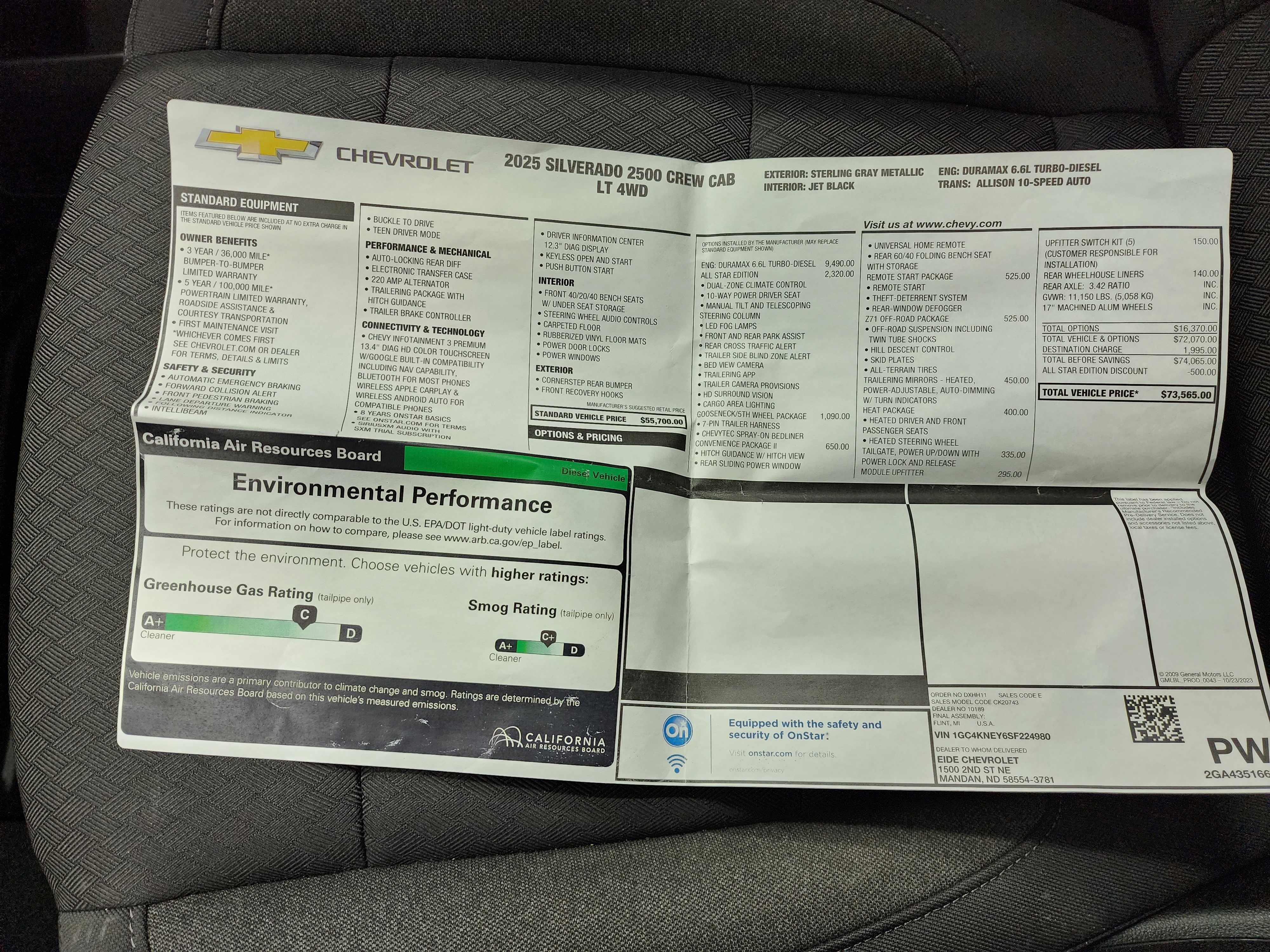 Used 2025 Chevrolet Silverado 2500 LT w/ All Star Edition AWD/4WD image 56
