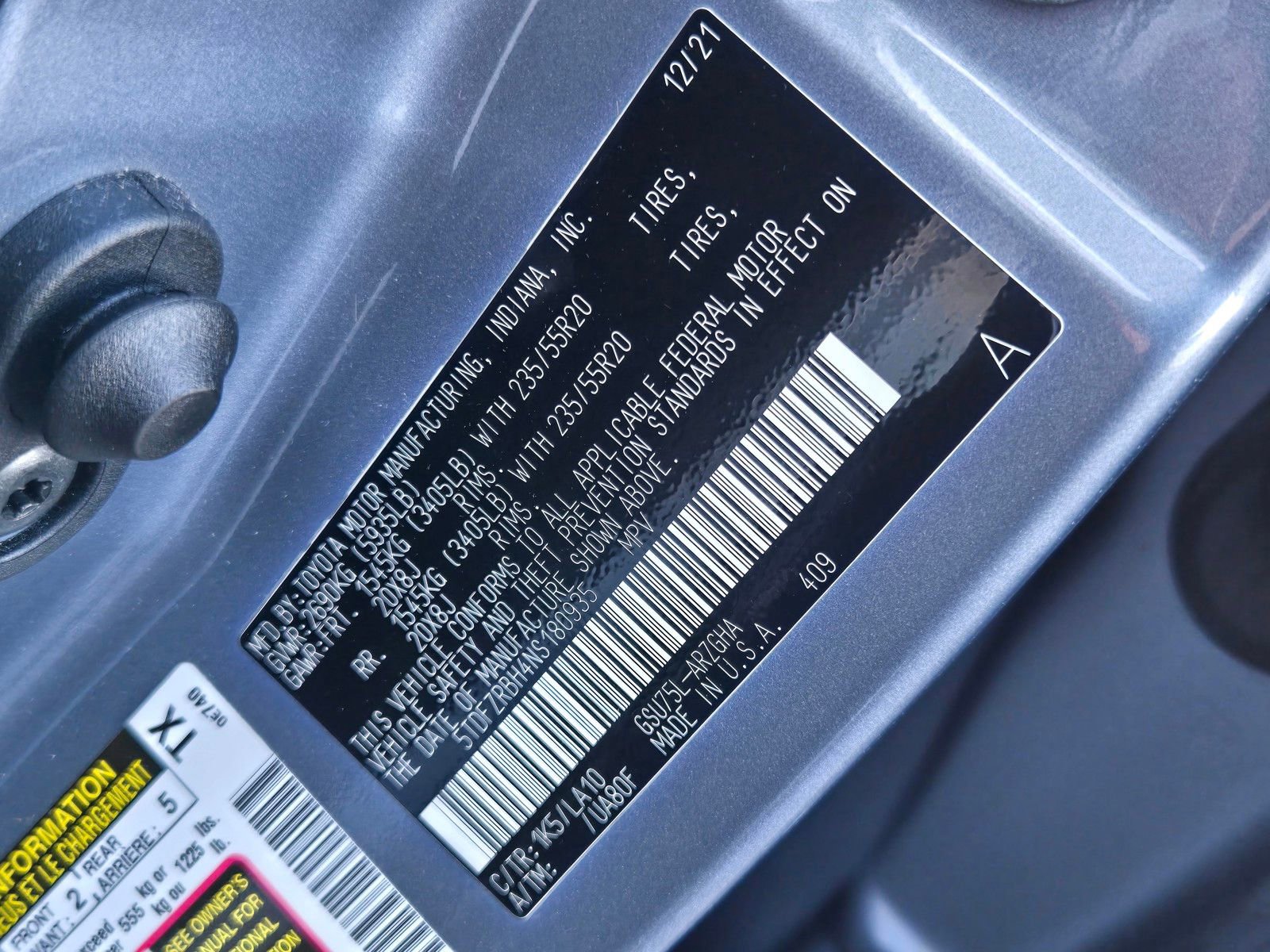 Certified 2022 Toyota Highlander Platinum image 30