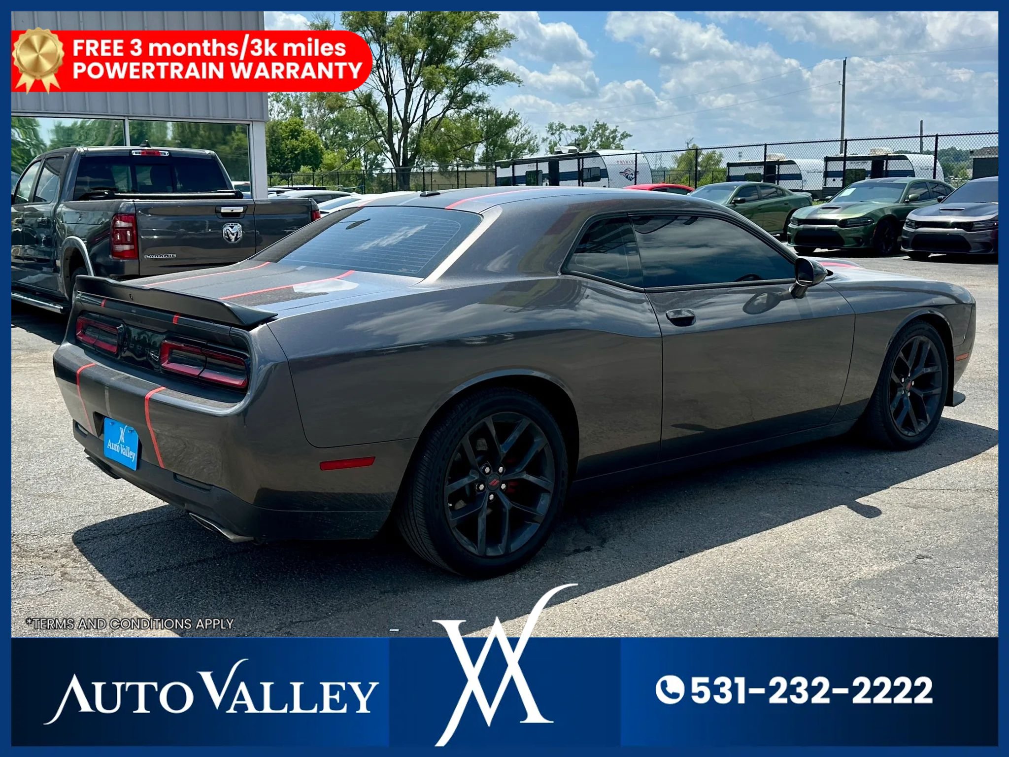 Used 2022 Dodge Challenger R/T w/ Blacktop Package RWD image 7
