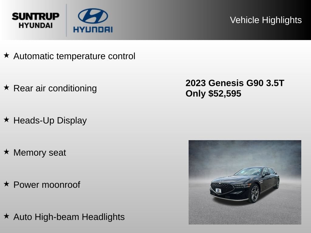 Used 2023 Genesis G90 3.5T AWD/4WD image 16