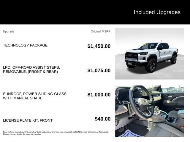 Certified 2025 Chevrolet Colorado ZR2 w/ Technology Package AWD/4WD image 5