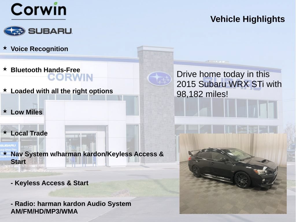 Used 2015 Subaru WRX STI AWD/4WD image 6
