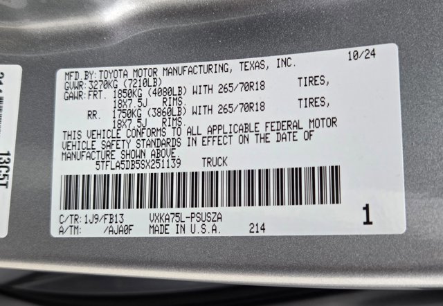 Used 2025 Toyota Tundra SR5 image 23