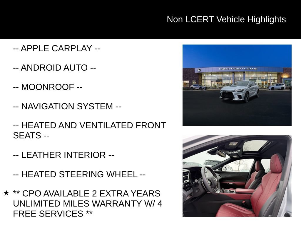 Used 2024 Lexus RX 350 F Sport w/ Technology Package image 30