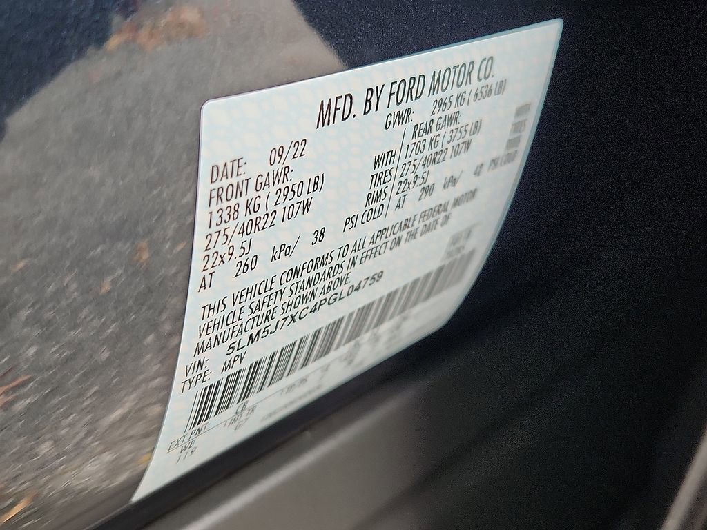 Used 2023 Lincoln Aviator Reserve w/ Equipment Group 201A image 27