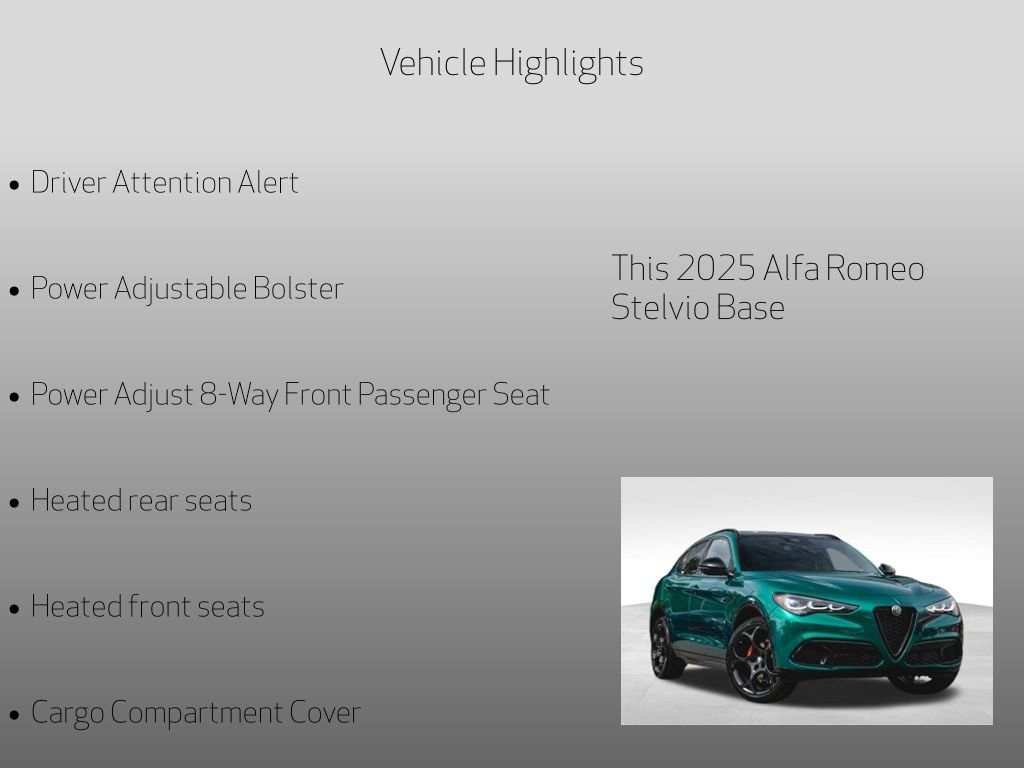 New 2025 Alfa Romeo Stelvio Sprint image 25