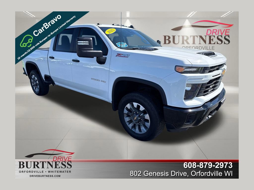 Certified 2024 Chevrolet Silverado 2500 Custom w/ Custom Value Package AWD/4WD image 1