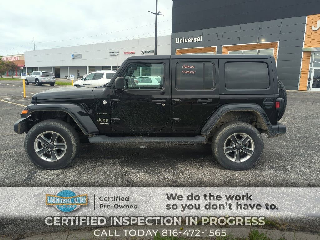 Used 2021 Jeep Wrangler Unlimited Sahara w/ Uconnect 4C Nav & Sound Group