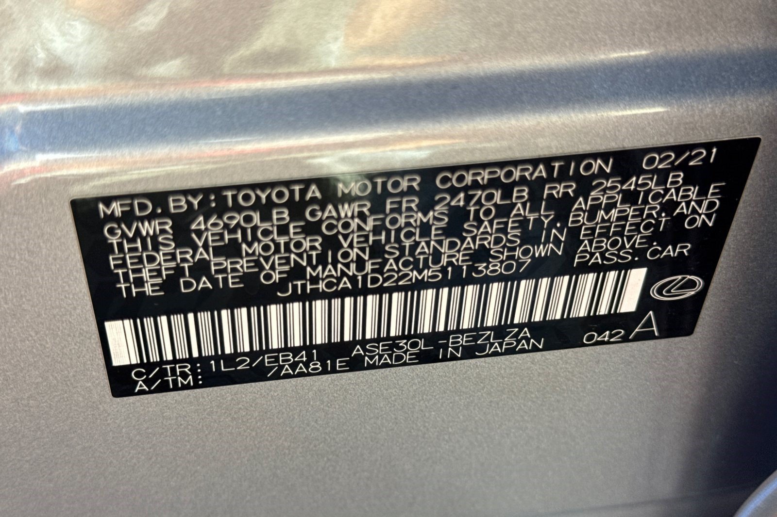 Used 2021 Lexus IS 300 w/ Comfort Package RWD image 28