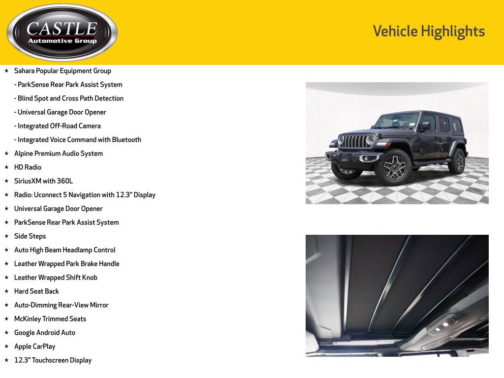 New 2026 Jeep Wrangler Unlimited Sahara AWD/4WD image 6