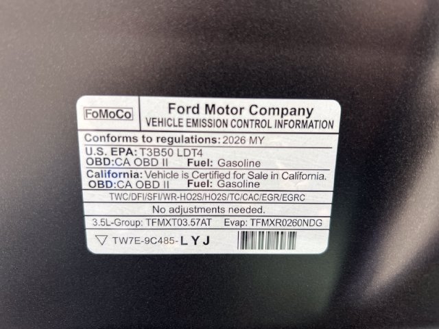 New 2026 Ford F150 Platinum w/ Equipment Group 702A High AWD/4WD image 14
