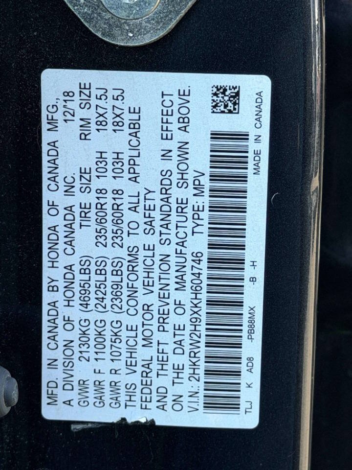 Used 2019 Honda CR-V Touring image 20