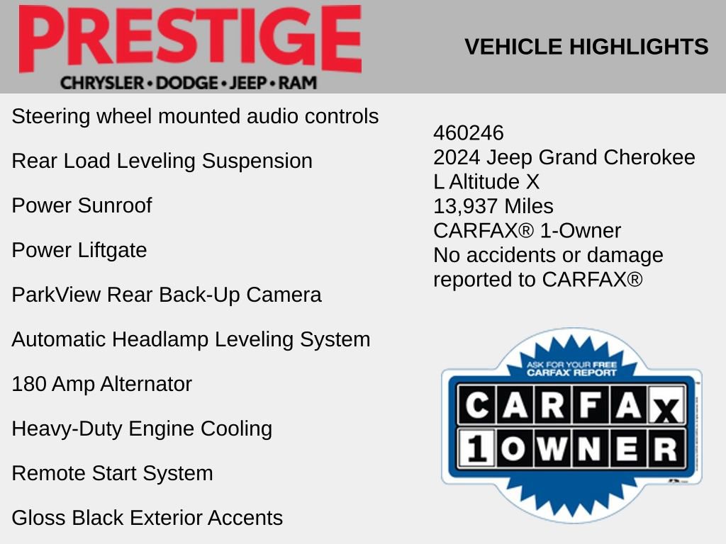 Used 2024 Jeep Grand Cherokee L Altitude image 8