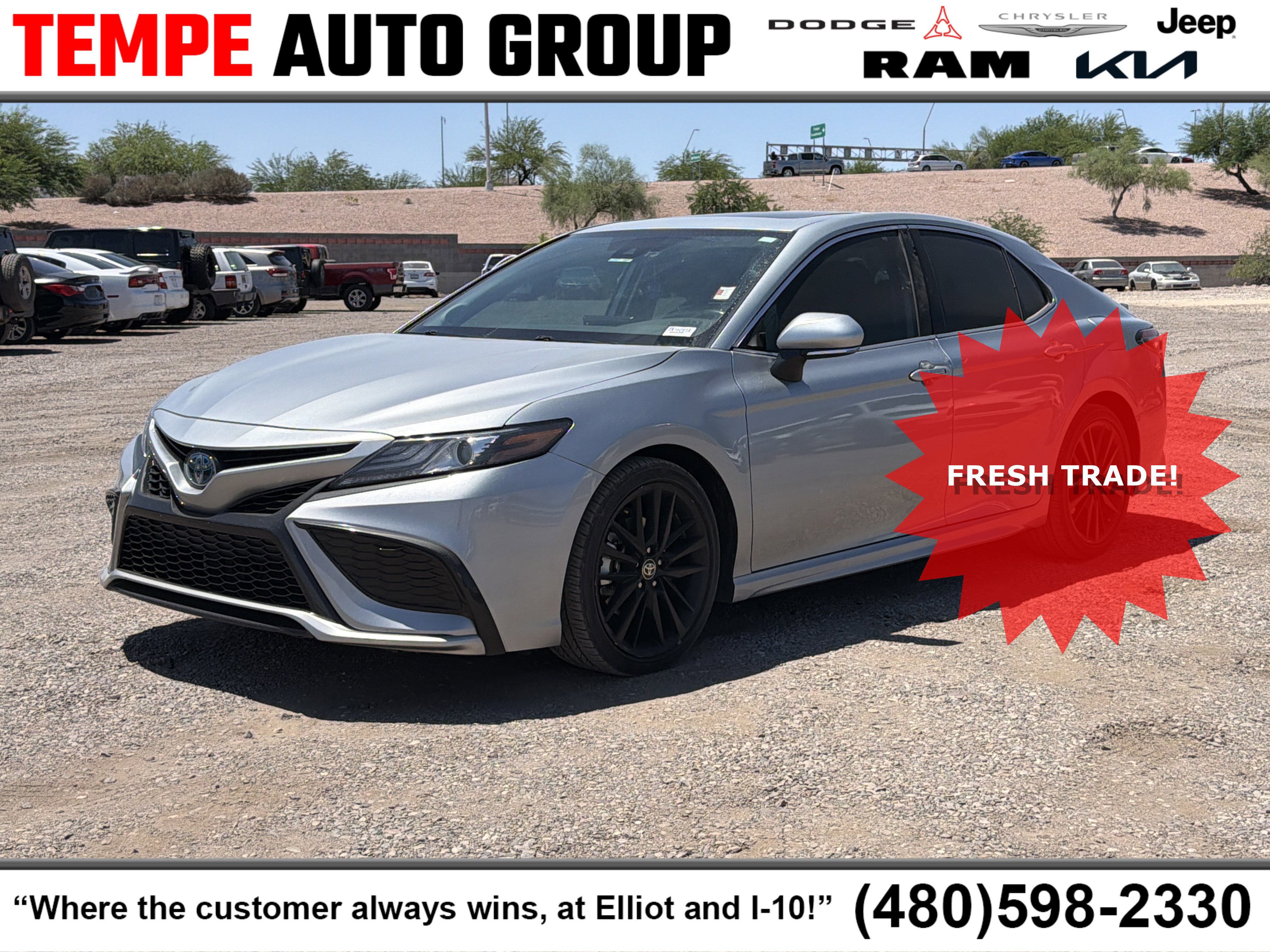 Used 2023 Toyota Camry XSE w/ Navigation Package FWD image 1