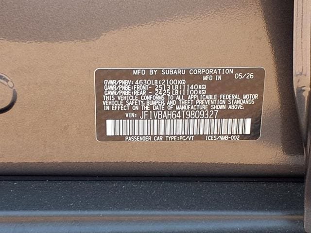 New 2026 Subaru WRX Premium AWD/4WD image 10