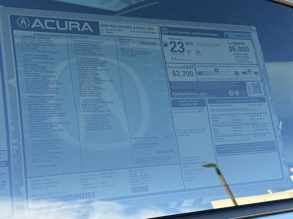 New 2026 Acura RDX w/ Advance Package AWD/4WD image 28