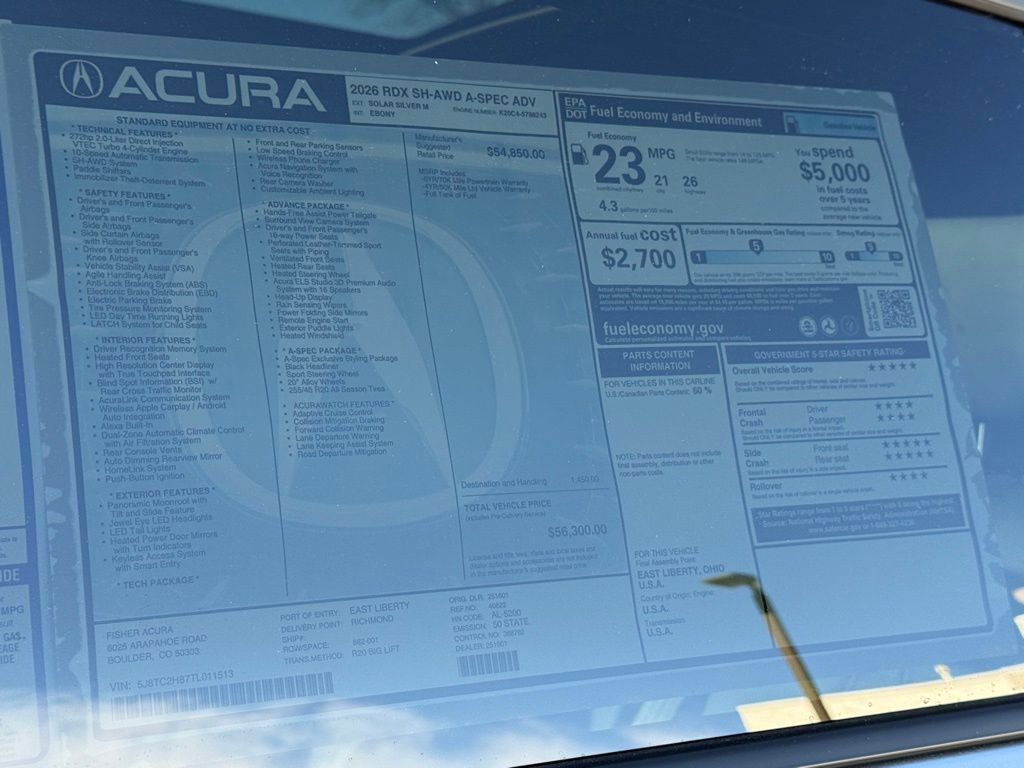 New 2026 Acura RDX A-Spec image 28