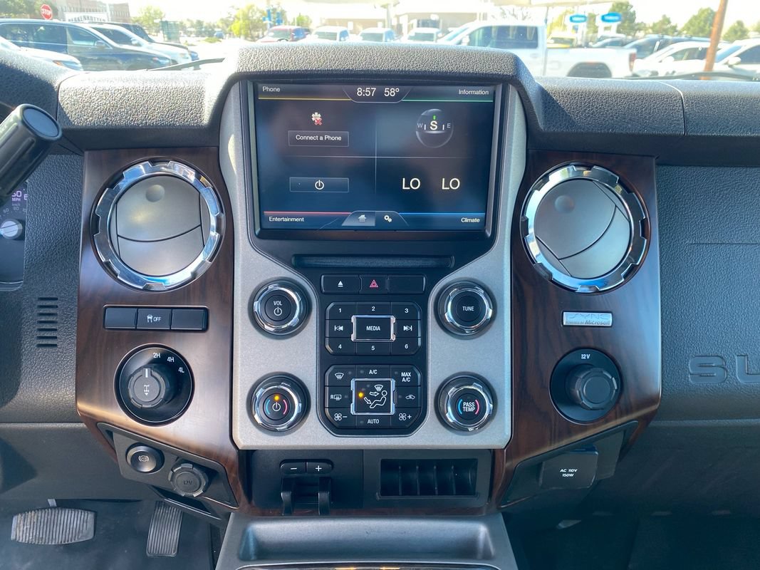 Used 2015 Ford F350 Lariat w/ Snow Plow Prep Package AWD/4WD image 13