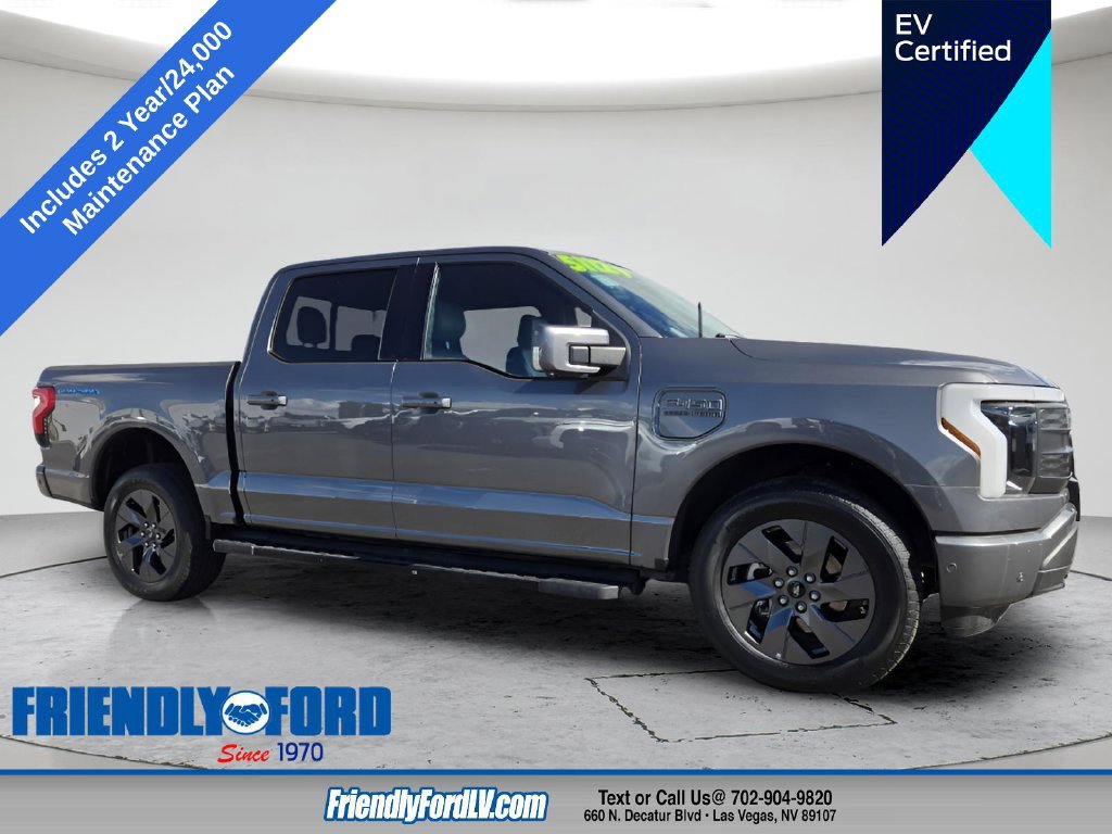 Certified 2023 Ford F150 Lightning Lariat w/ Equipment Group 511A High
