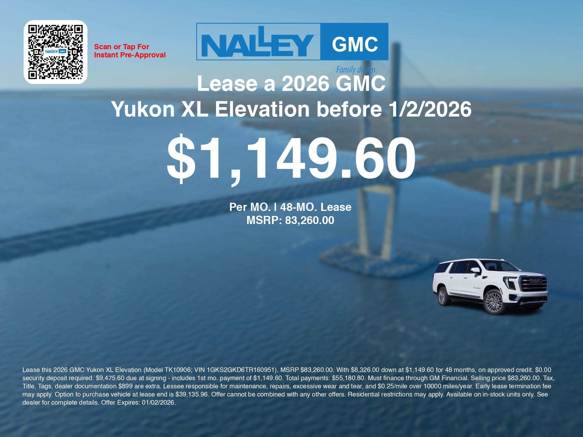 New 2026 GMC Yukon XL Elevation image 3