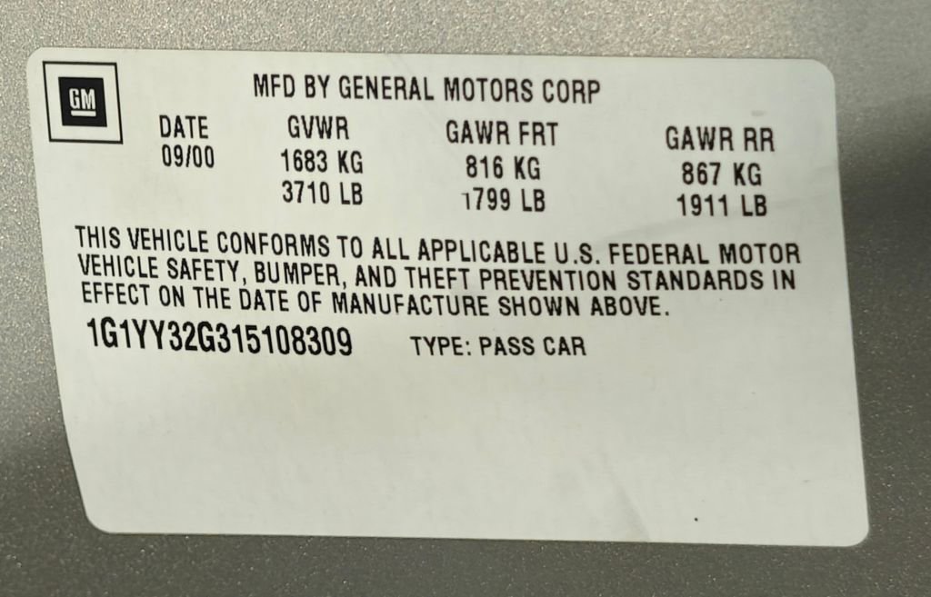 Used 2001 Chevrolet Corvette Convertible w/ Preferred Equipment Group2 image 36