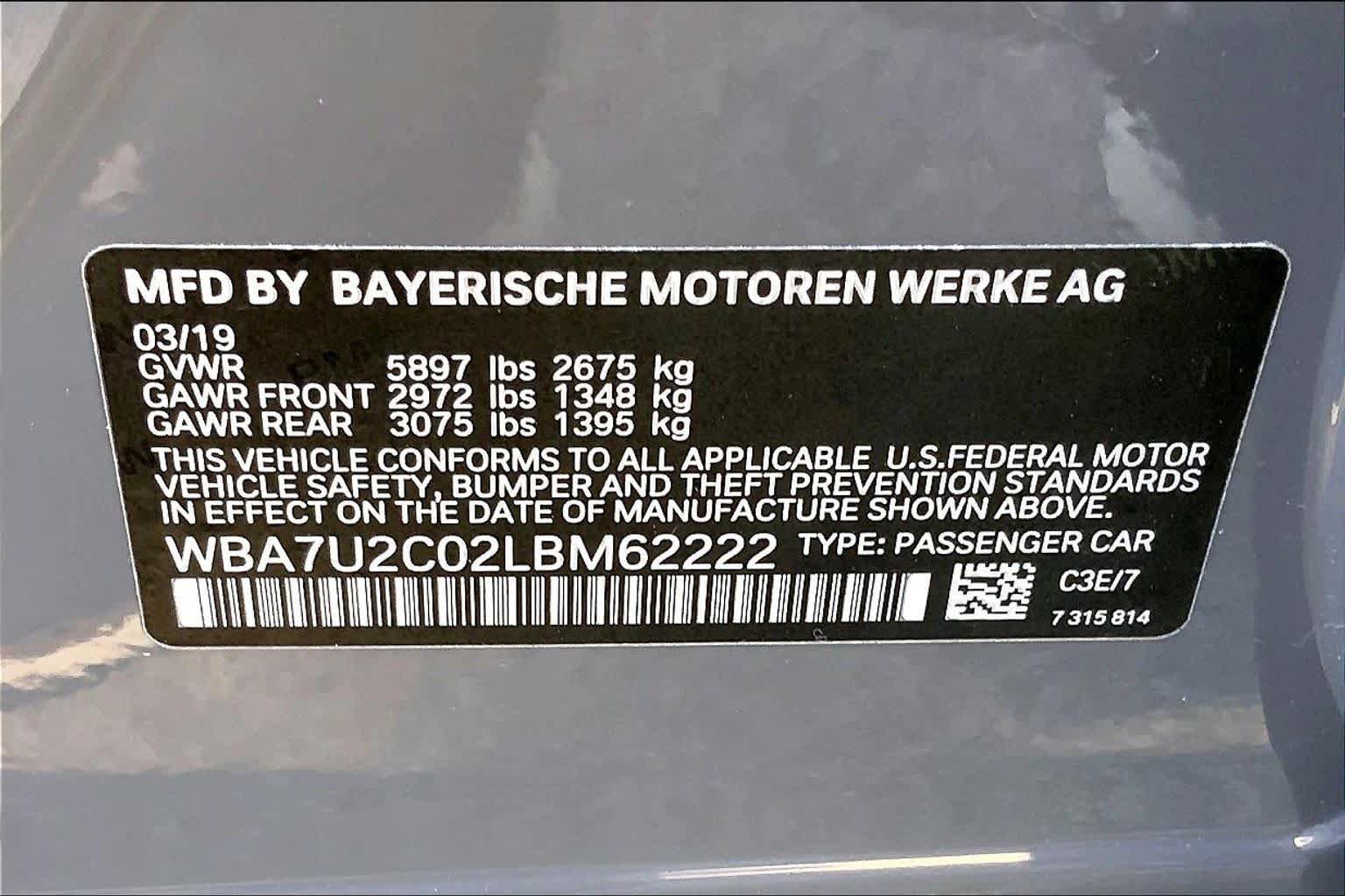 Used 2020 BMW 750i xDrive w/ Autobahn Package AWD/4WD image 30